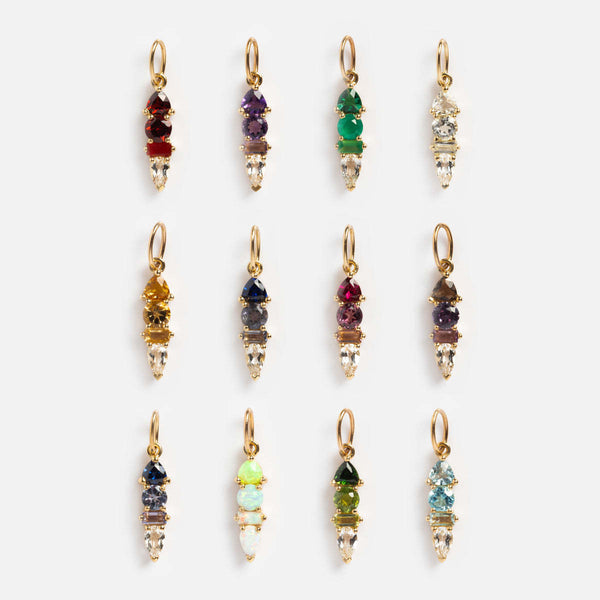 Pendentifs 3 pierres