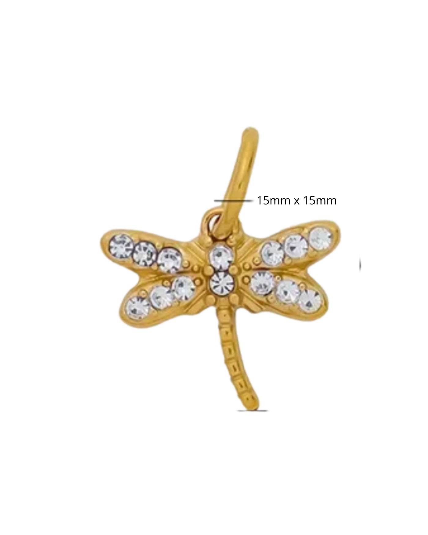 Libellule à strass