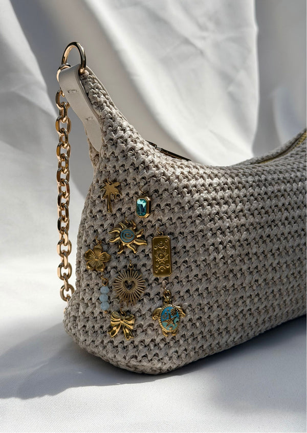 Sac bandoulière beige