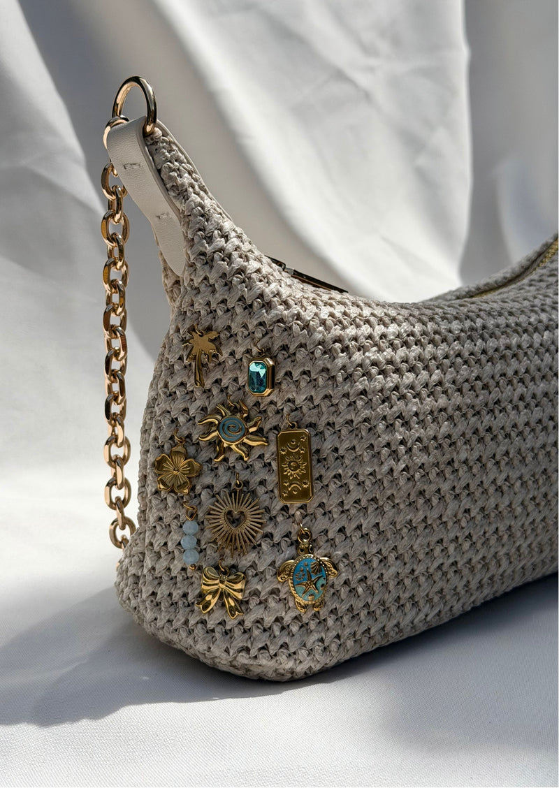 Sac bandoulière beige