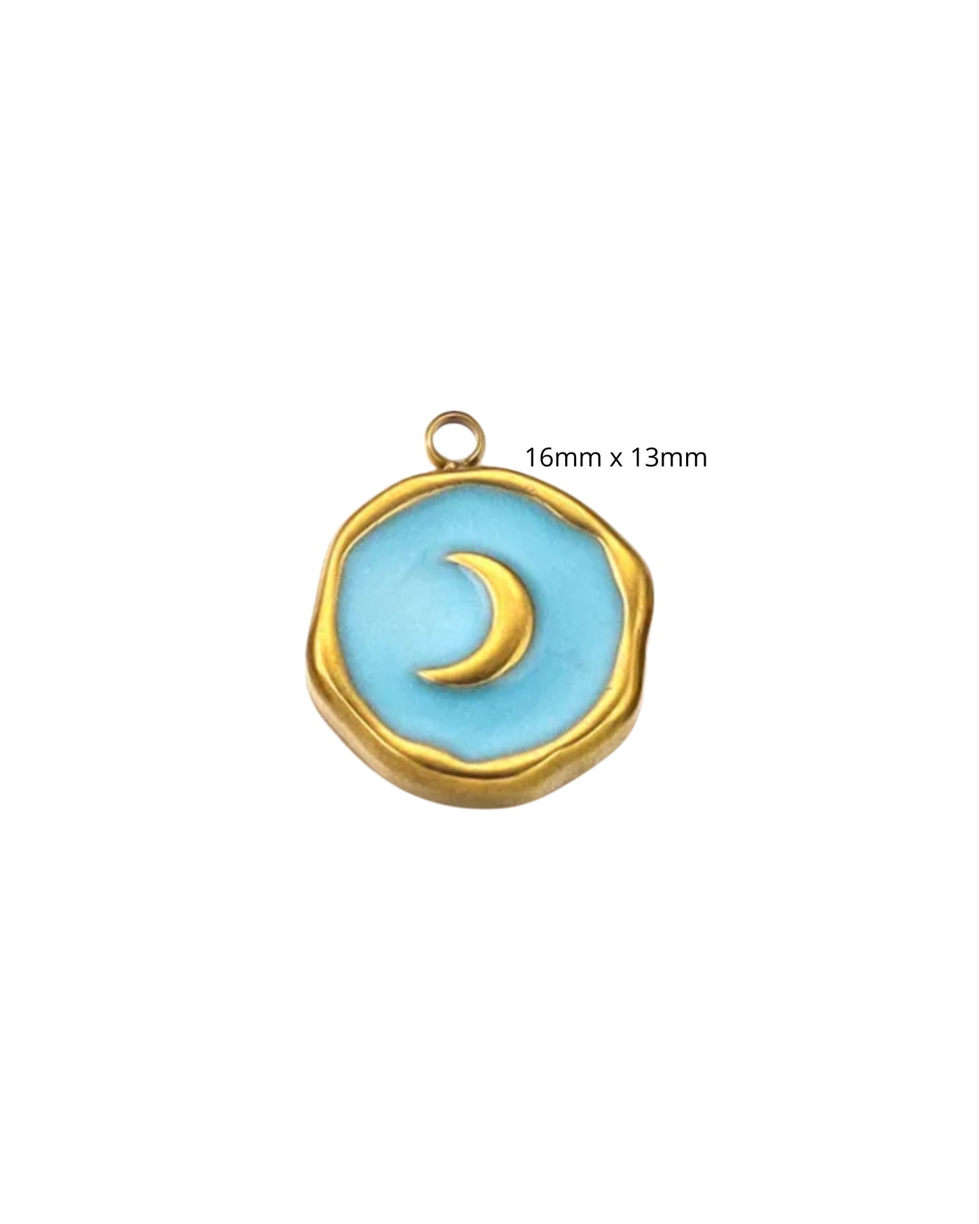 Médaillon Lune Epoxy