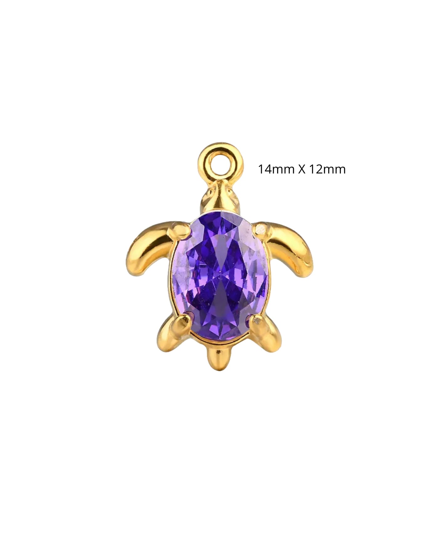 Tortue diamant avec mousqueton