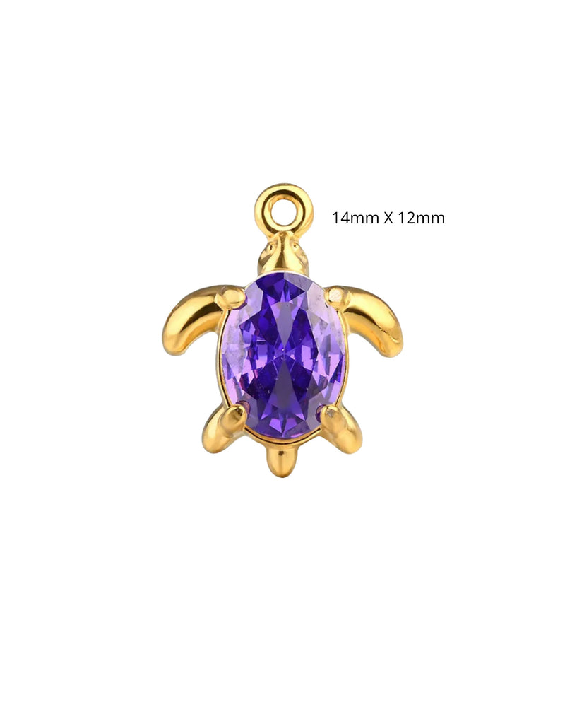 Tortue diamant avec mousqueton