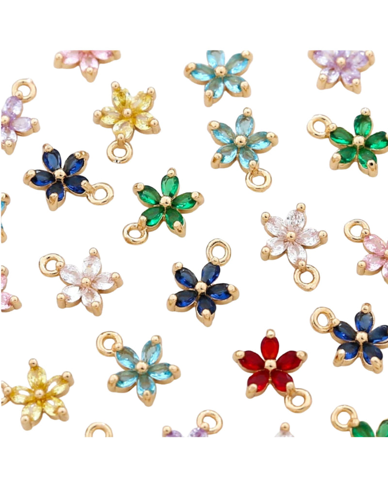 Mini fleur colorée