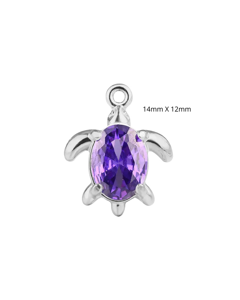 Tortue diamant avec mousqueton