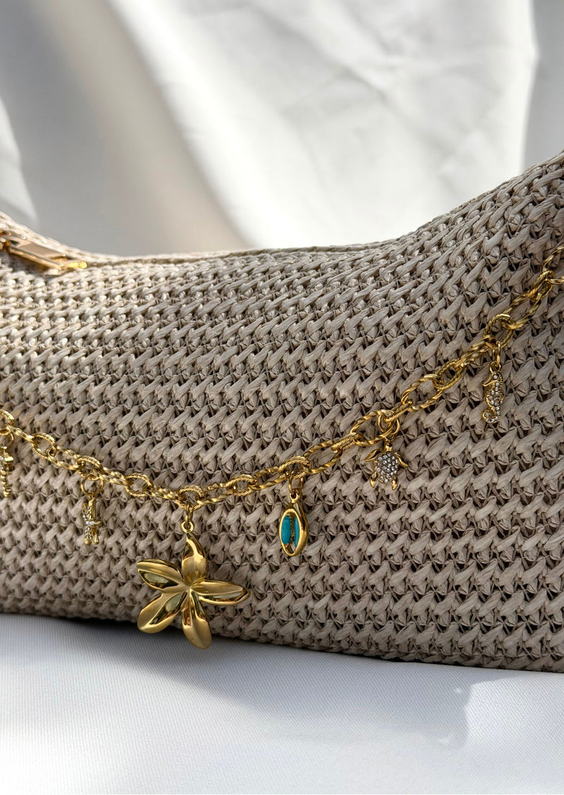 Sac bandoulière beige