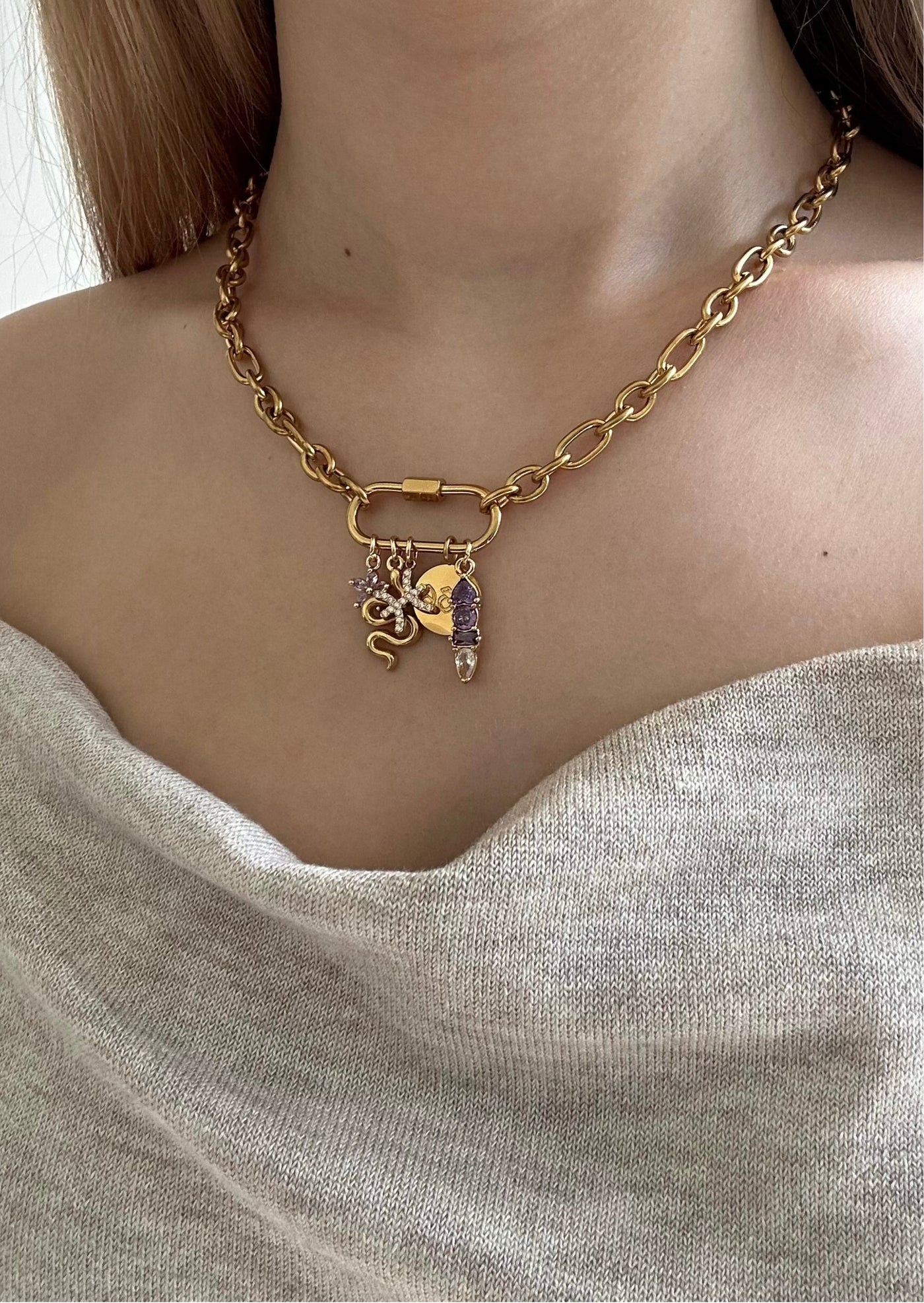 Collier mousqueton