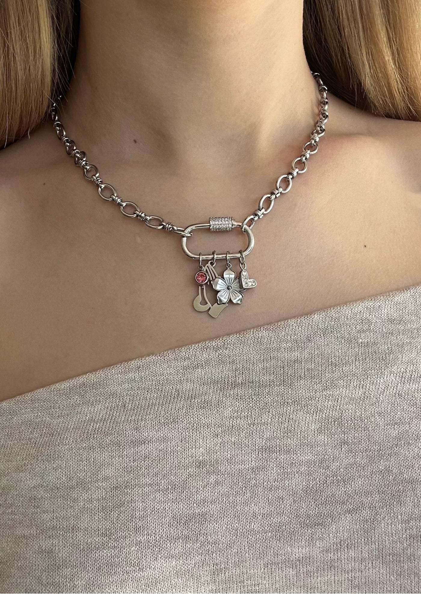 Collier mousqueton