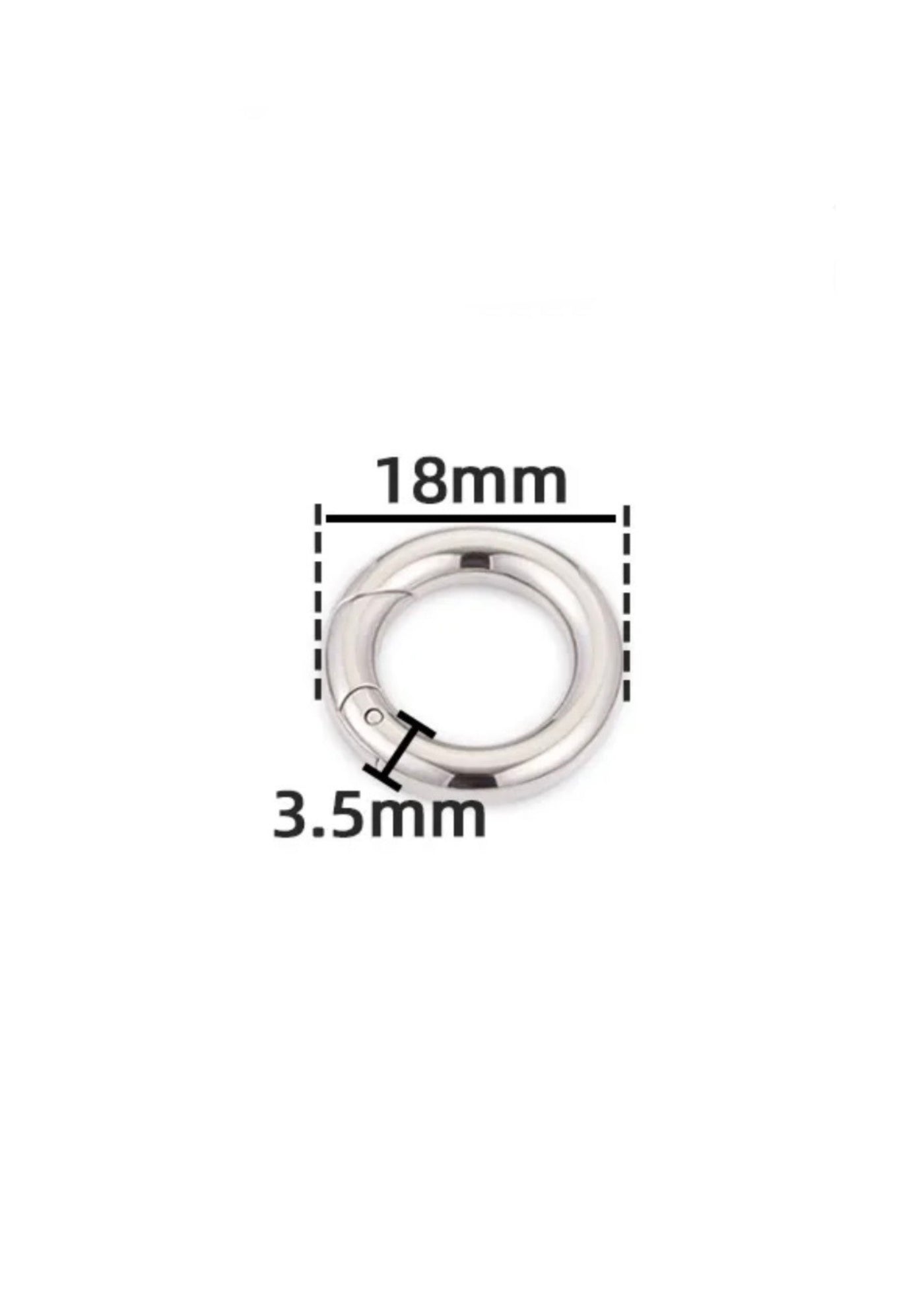 Base ronde mousqueton
