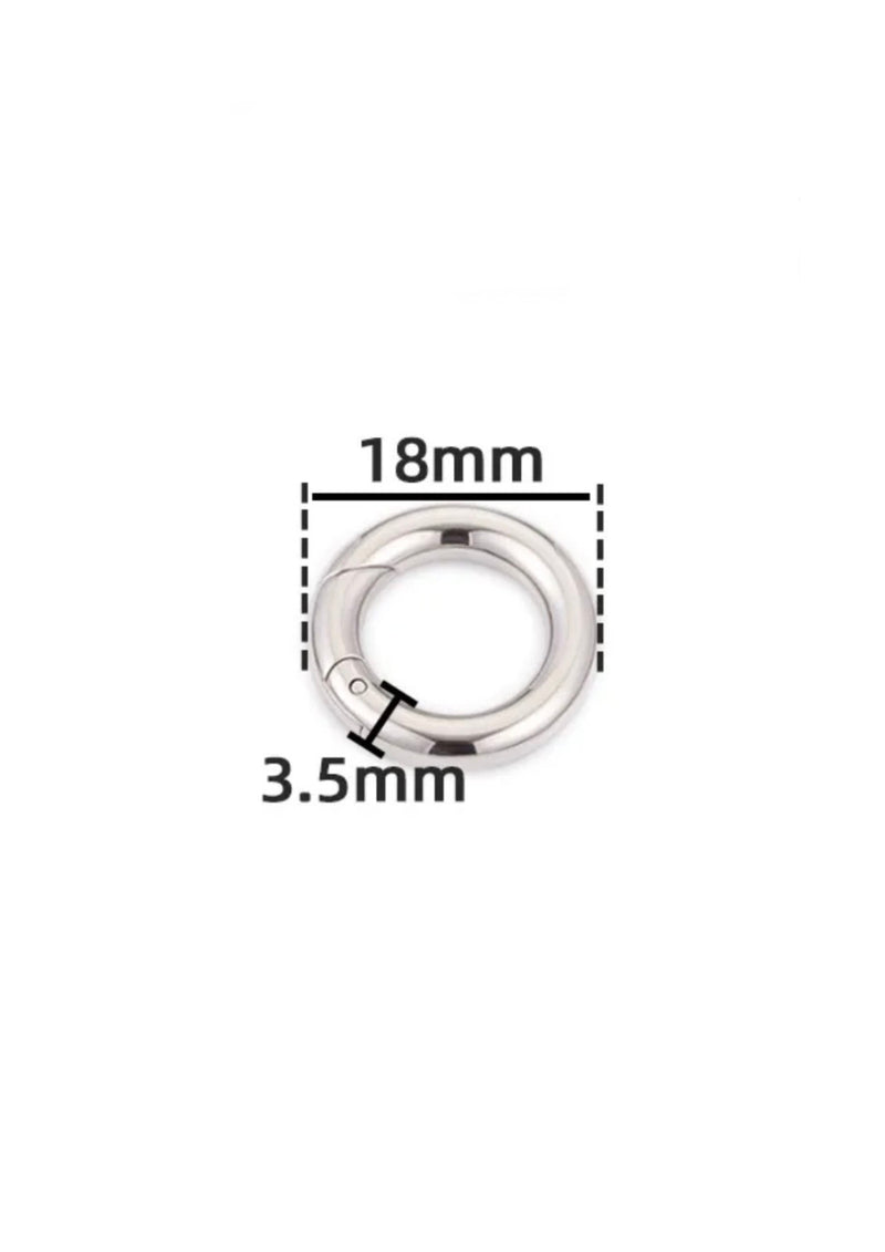 Base ronde mousqueton