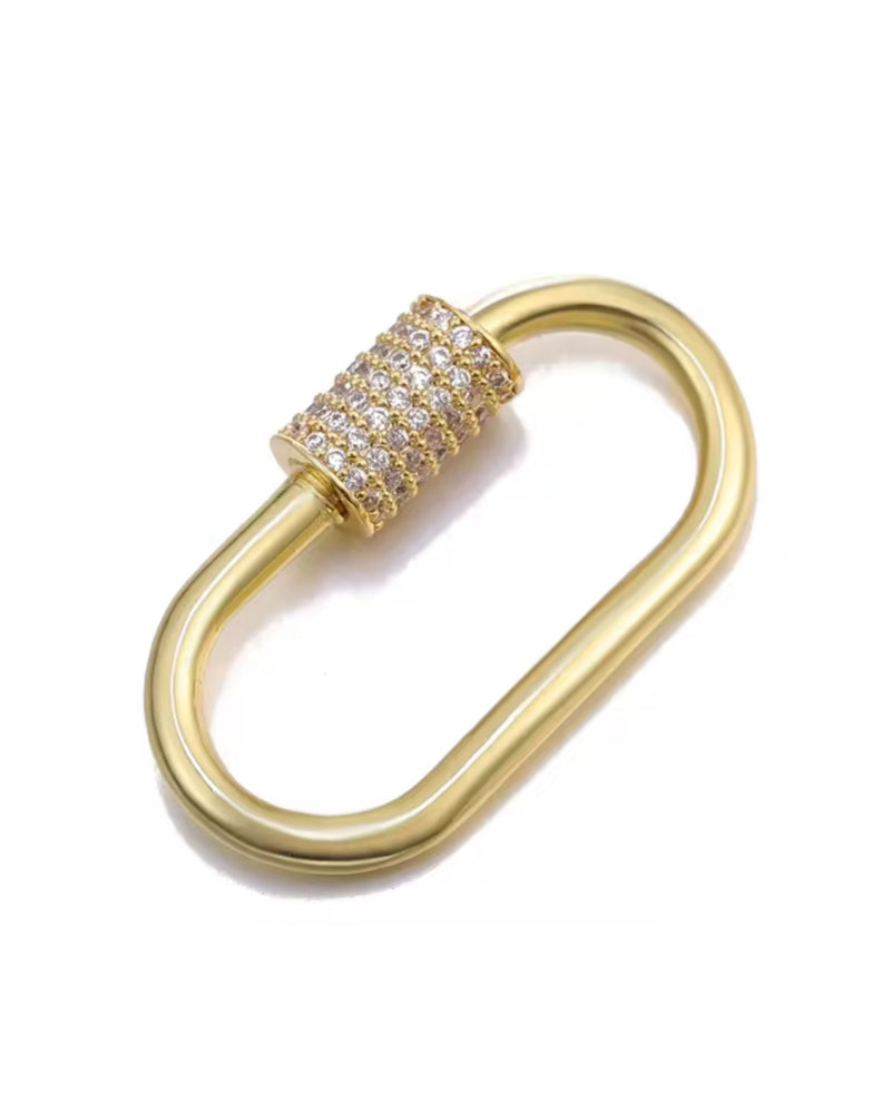 Mousqueton à strass