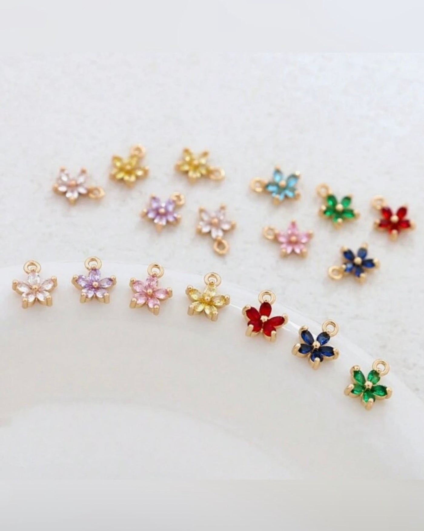 Mini fleur colorée