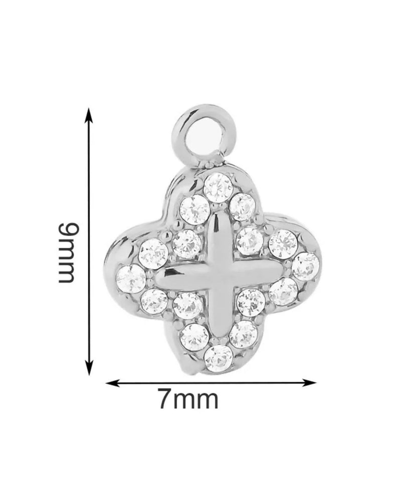 Mini trèfle à strass