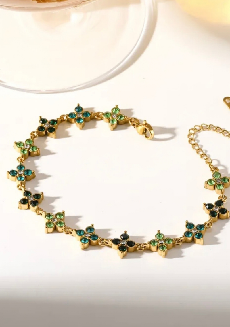 Bracelet Diamant Fleuris
