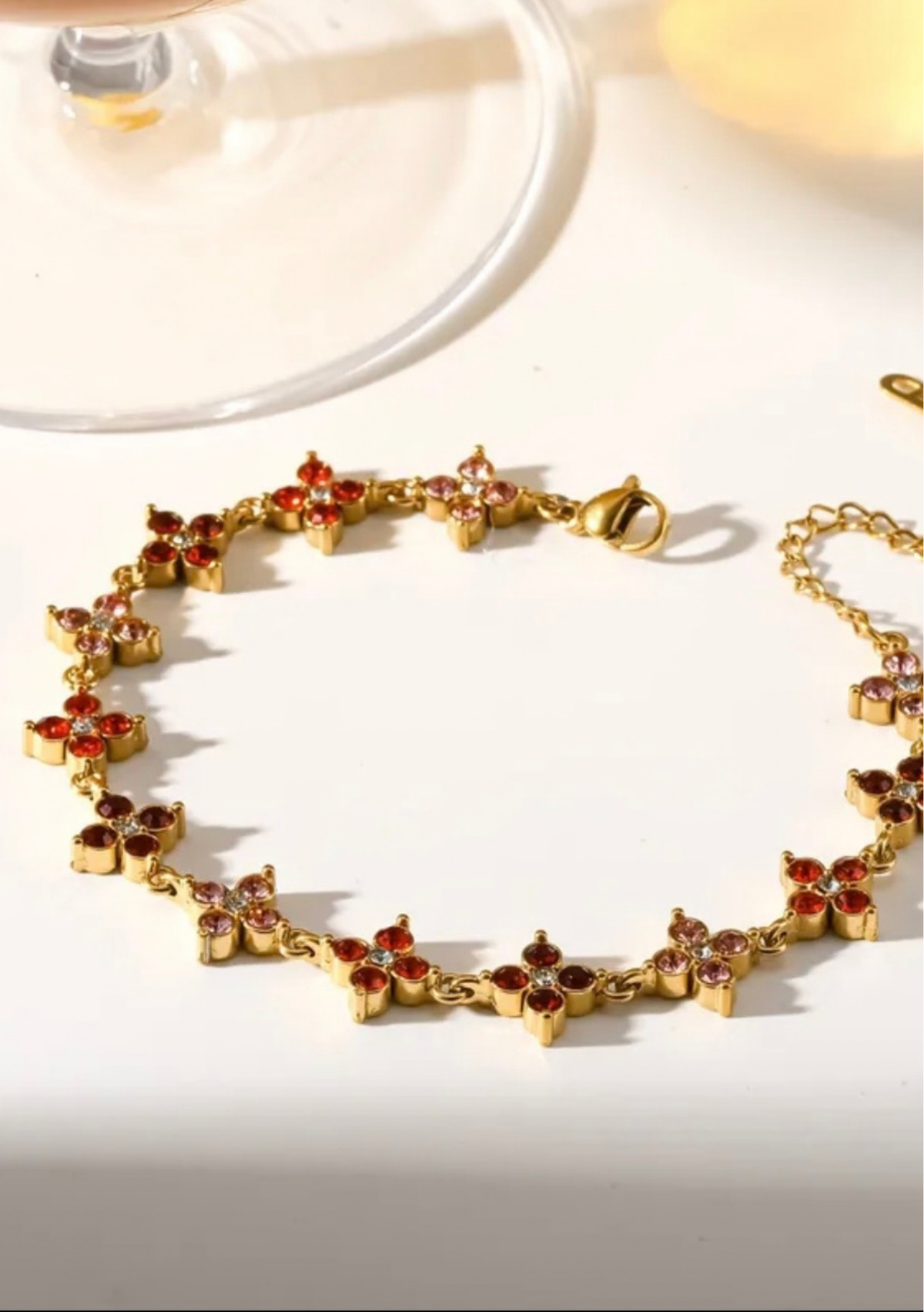 Bracelet Diamant Fleuris
