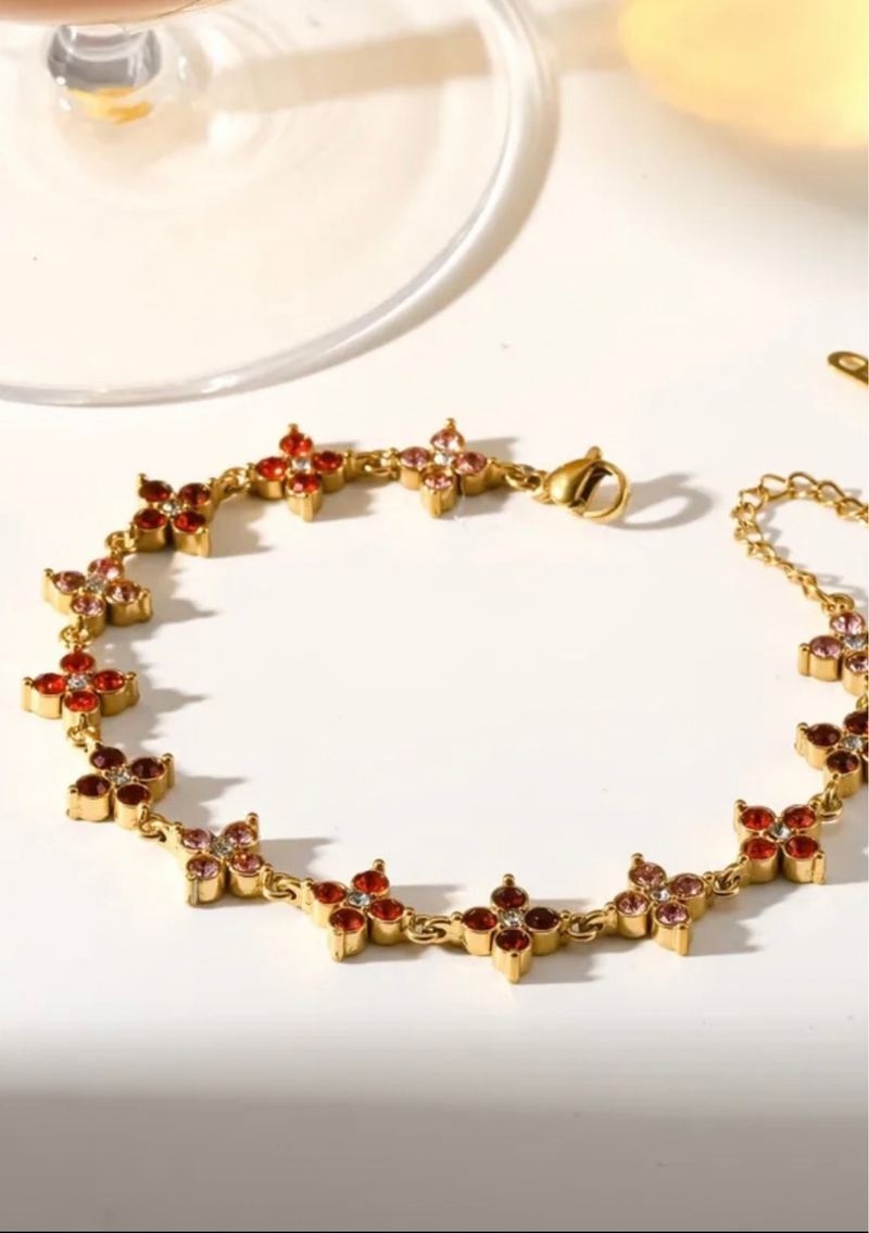 Bracelet Diamant Fleuris