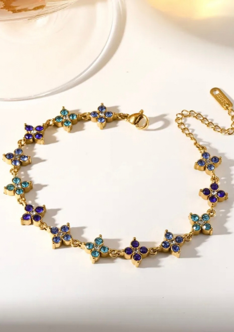 Bracelet Diamant Fleuris