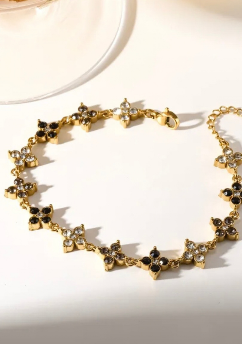 Bracelet Diamant Fleuris