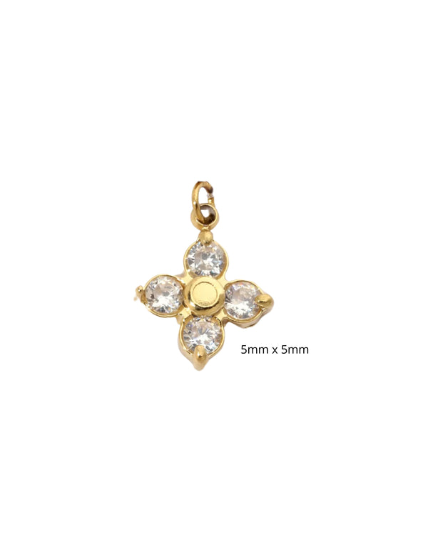 Mini Fleur Strass