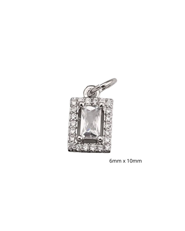 Mini Rectangle Strass
