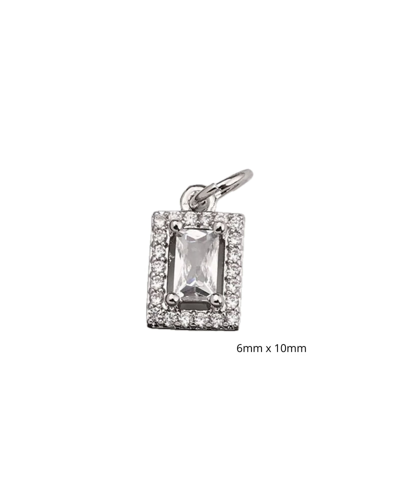 Mini Rectangle Strass