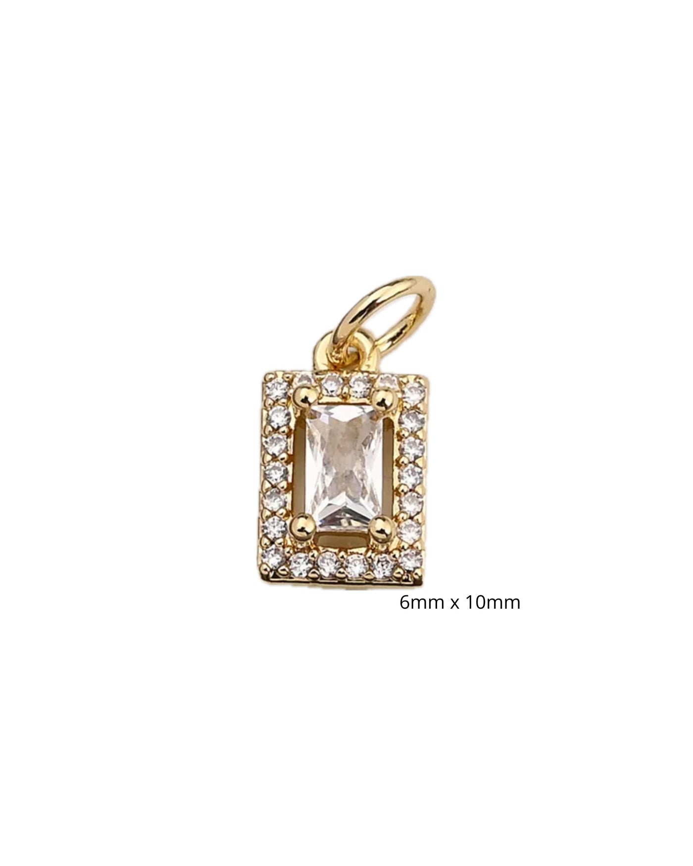 Mini Rectangle Strass