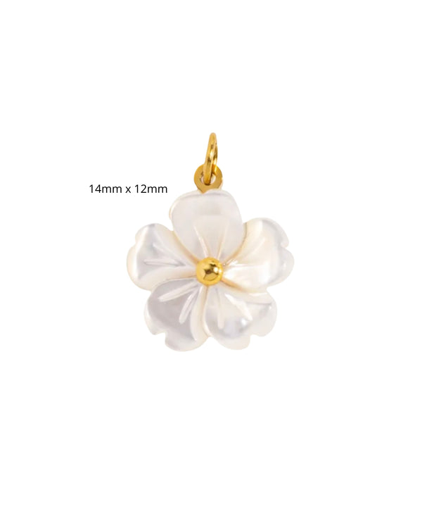Mini fleur nacrée