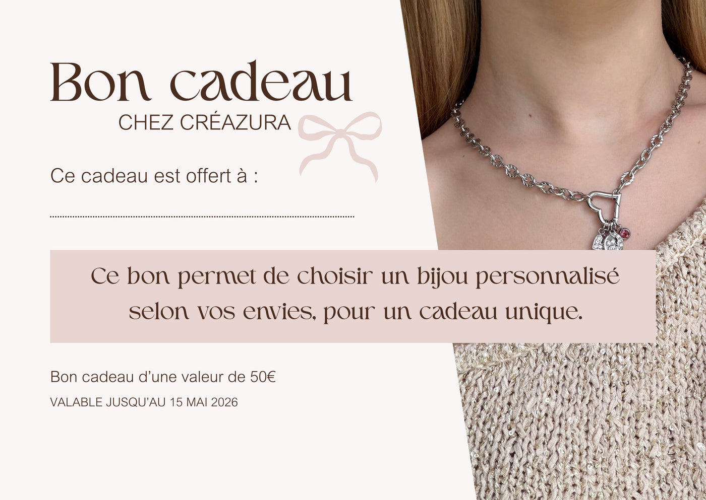Carte Cadeau Créazura Studio